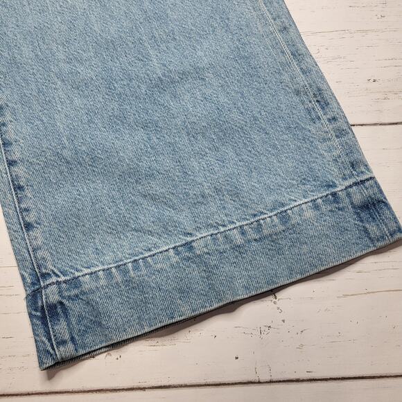 Madewell Superwide Wide Leg Jeans Light Lintz Wash Baggy Relaxed High Rise 28 - Picture 9 of 12